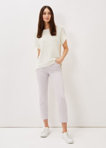 Phase Eight Ramona Straight Leg Jeans White Canada | CFEDJW-362